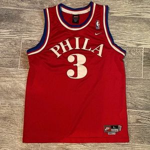 NIKE NBA Allen Iverson 76ers #3 Philadelphia jersey size Large